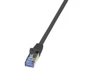 LogiLink CAT7 S/FTP 50m schwarz / Patchkabel / LSZH / 600 MHz / RJ-45