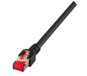 EFB CAT6 S/FTP 2 m schwarz / Patchkabel / RJ45-RJ45 / LSZH / 250 MHz