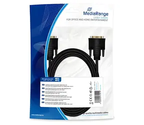 MediaRange MRCS129 / DVI-Kabel / DVI (24+1) - DVI (24+1) / Dual-Link / 2 m / schwarz
