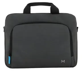Mobilis TheOne Basic Aktentasche, Toploader, dunkelgrau / Laptoptasche bis 16 Zoll / Polyester / Abnehmbarer Tragegurt