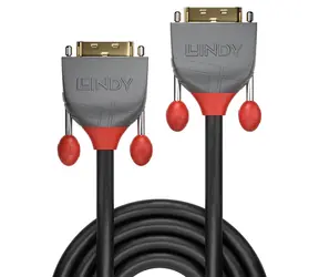 Lindy Anthra Line schwarz / Kabel DVI-D Dual Link / 1 m / 2560 x 1600 px