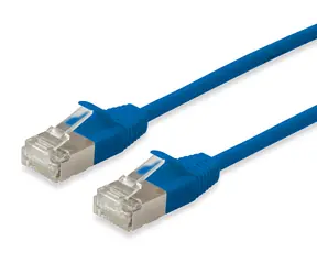 Equip CAT6A F/FTP SlimFlex 20m blau / Patchkabel / RJ45-RJ45 / LSZH