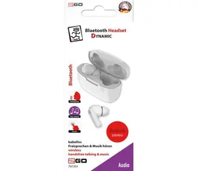 2GO TWS Dynamic weiß / Kabellose In-Ear-Kopfhörer / Bluetooth 5.0 / Touch-Steuerung / Ladecase