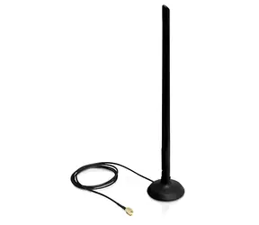 DeLock schwarz / WLAN-Antenne / RP-SMA / 6,5 dBi / omnidirektional mit Ständer