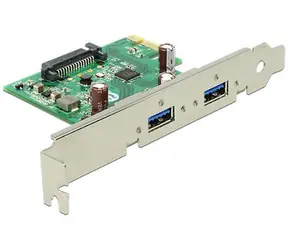DeLock 89391 / PCIe-Karte / 2x USB 3.2 Gen 1 5 Gbit/s / PCIe x1 / Low-Profile