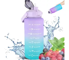 Extralink BUT-992 lila-blau / Sportflasche / 2000 ml / BPA-frei / Trageschlaufe