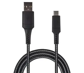 2GO 795822 Xtreme schwarz / Datenkabel / USB-B - USB-C / 1 m