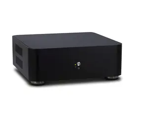 Inter-tech A60 schwarz / Gehäuse / Mini-Tower / ITX / 60-W-Netzteil / 2x 2,5"