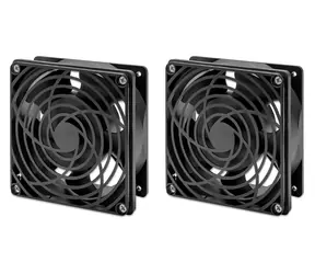 Intellinet 19"-Lüftungseinheit / Deckenmontage / 2 Ventilatoren / 85 m/h / 24,9 dB