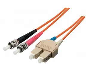 Equip ST-SC gelbes / Optisches Patchkabel / Duplex / Singlemode OS2 / 5 m