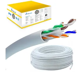 Extralink CAT6 U/UTP V2 grau / Netzwerkkabel / Innenbereich / 305 m / Draht / PVC