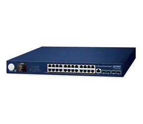 Planet GS-6311-24P / Switch / L3 / 24x GbE PoE+ / 4X SFP+ / LCD-Display