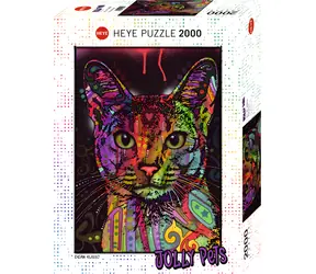 HEYE Puzzle Jolly Pets: Abessinierkatze / 2000 Teile / 69 x 97 cm