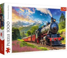 Trefl Puzzle Reise mit dem Zug / 1000 Teile / 68,3 x 48 cm