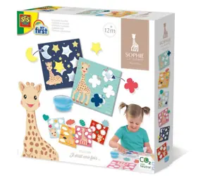 SES Sophie die Giraffe / Kreativset / Formen zum Aufkleben / ab 1 Jahr