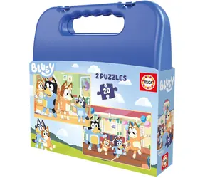 Educa Puzzle im Koffer Bluey 2in1 / 2x 20 Teile