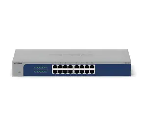 Netgear 16-Port Gigabit-Switch / Switch / Unmanaged / Metallgehäuse / MAC-Tabelle 8000 Artikel