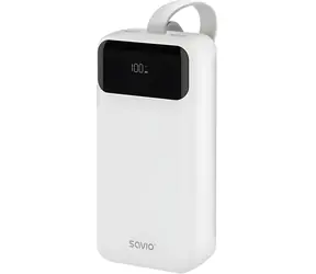 Savio BA-11 weiß / Powerbank / 30000 mAh