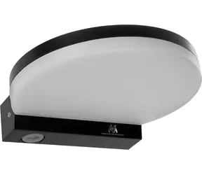 Maclean MCE346B schwarze LED-Außenleuchte / 15 W