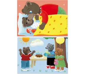 Educa Puzzle Petit Ours Braun / 2x20 Teile / 28 x 20 cm