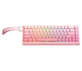 ONIKUMA G69 pink / Gaming-Tastatur / kabelgebunden / RT / Hot-Swap / ARGB / 8000 Hz