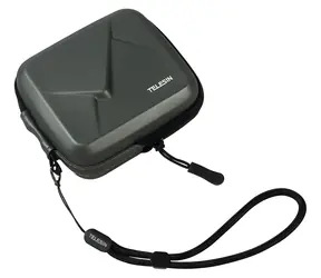 Telesin S6-PRC-07 / Tasche für Sportkameras / GoPro 13, Insta360 Ace Pro 2, DJI Action 5 Pro / PU-Leder