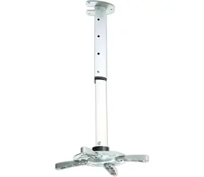 ART RAMP P-102 silber / Deckenhalterung für Projektor / Tragfähigkeit 15 kg