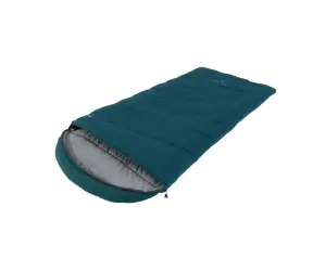 Easy Camp Raven I Square XL blau / Schlafsack / 5°C / Reißverschluss links