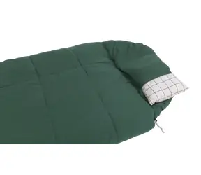 Outwell Camper Prime (Rechter Reißverschluss) grün / Schlafsack