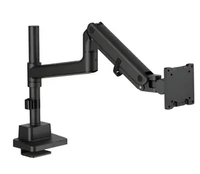 Digitus schwarz / Einzelmonitorhalterung / bis zu 57 Zoll / VESA 75x75, 100x100 / Tragkraft 27 kg / Gasfeder
