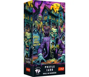 Trefl Puzzle Premium PLUS Halle des Grauens: Zombie / 1000 Teile / 48 x 68,3 cm