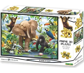 Prime 3D-Puzzle Dschungel / 100 Teile / 3D-Effekt