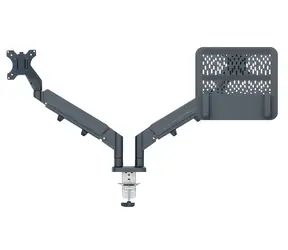 Leitz Ergo dunkelgrau / Monitor- und Laptoparm / 17-32 Zoll / Tragkraft 18 kg / VESA 100x100