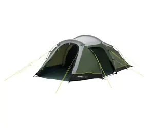 Outwell Earth 4 PLUS grünes Tunnelzelt für 4 Personen / 4 Räume