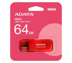 ADATA UV240 64GB rot / Flash-Disk / USB 2.0