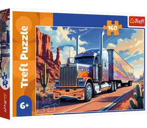 Trefl Puzzle LKW auf der Straße / 160 Teile / ab 6 Jahren