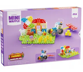 MARIOINEX Waffelbauern-Windmühlen-Bausatz / 100 Teile