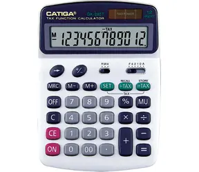 Catiga 285 / Tischrechner / 12-stellig / solar- und batteriebetrieben / TAX+/TAX-