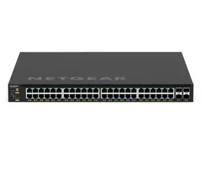Netgear M4350-48G4XF / Managed Switch / 48x Gigabit PoE+ RJ45 / 4X SFP+ / PoE-Budget 236 W