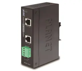 Planet IPOE-162S / PoE-Splitter / IEEE 802.3at / 12V/24V DC / DIN / IP30 / -40~75°C