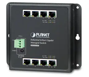 Planet WGS-4215-8T / Industrie-Switch / 8x 1000Base-T / L4 / IP30 / lüfterlos / -40 bis 75 °C