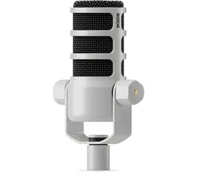 Rode PodMic weiß / Dynamisches Mikrofon / XLR-Ausgang