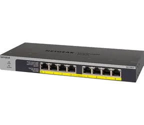 Netgear GS108LP / Switch / 8x Gigabit / Flexibles PoE+ / unmanaged
