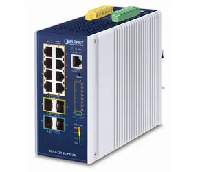 Planet IGS-6329-8UP2S4X / Industrie-Switch / L3 / 8x 1-Gb-RJ-45 / 2x 2,5-Gb-SFP / 2x 10-Gb-SFP+ / PoE 802.3bt 360 W