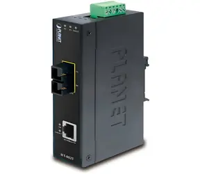 Planet IFT-802T / Konverter / SC Multimode / 2 km / DIN / IP30