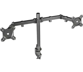 Trust GXT 1120 Mara Dual schwarz / Halterung für 2 Monitore / VESA 75x75-100x100 / bis zu 32 Zoll / Tragkraft 16 kg