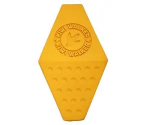 Kiwi Walker Octaball Maxi orange / Gummispielzeug für Hunde / Mit Leckerli-Loch / 14,5 cm