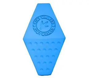 Kiwi Walker Octaball Maxi blau / Gummispielzeug für Hunde / Mit Leckerli-Loch / 14,5 cm