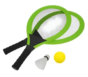 RULYT Lazy Tennisset grün / 2x Schläger / Ball / Korb