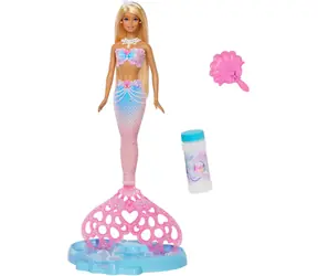 Mattel JLW56 Barbie Dreamtopia Seifenblasen-Meerjungfrauenpuppe / Magische Seifenblasen / 3-9 Jahre